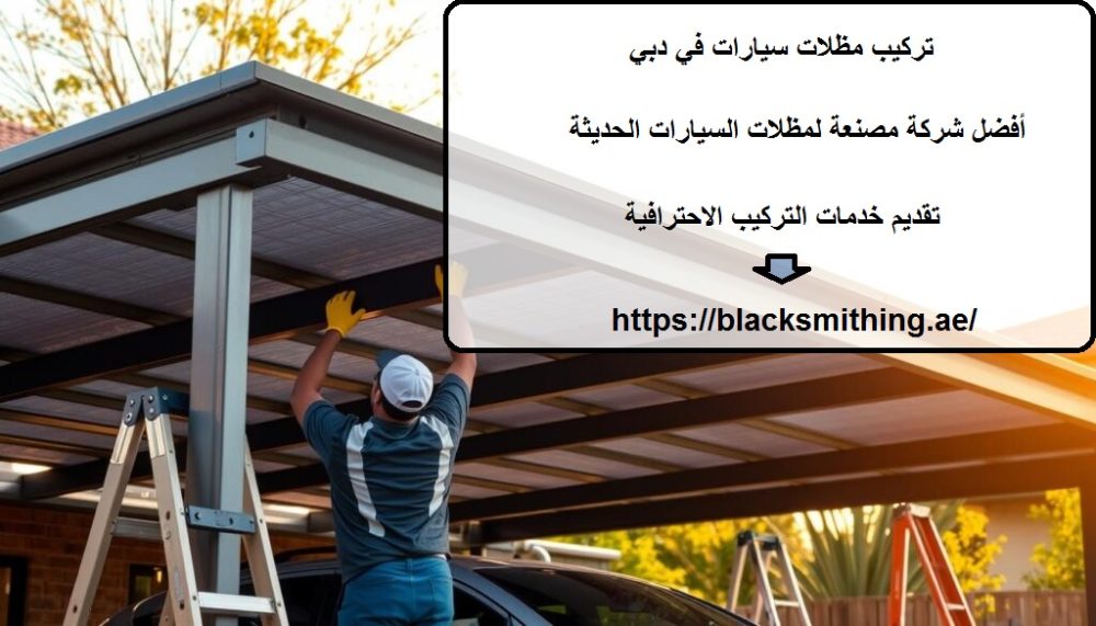 تركيب مظلات سيارات في دبي