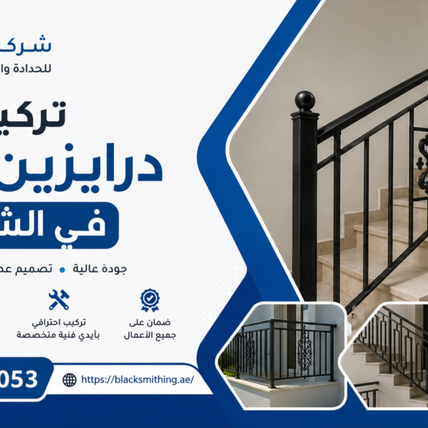 تركيب درابزين حديد في الشارقة
